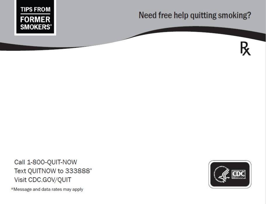 Free Quit Smoking Notepads (20-pgs) + Free nicotine replacement therapy