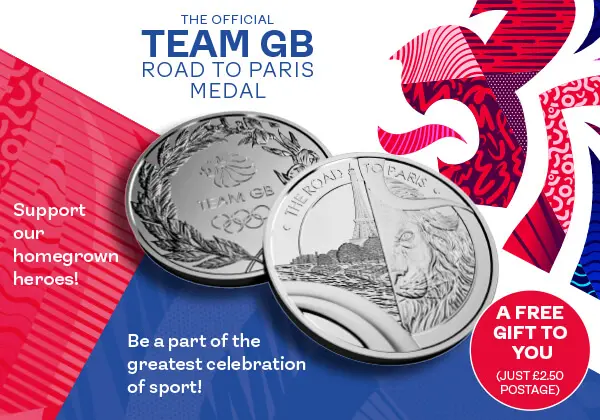 Free Official Team GB Paris Olympics Coin [£ postage]