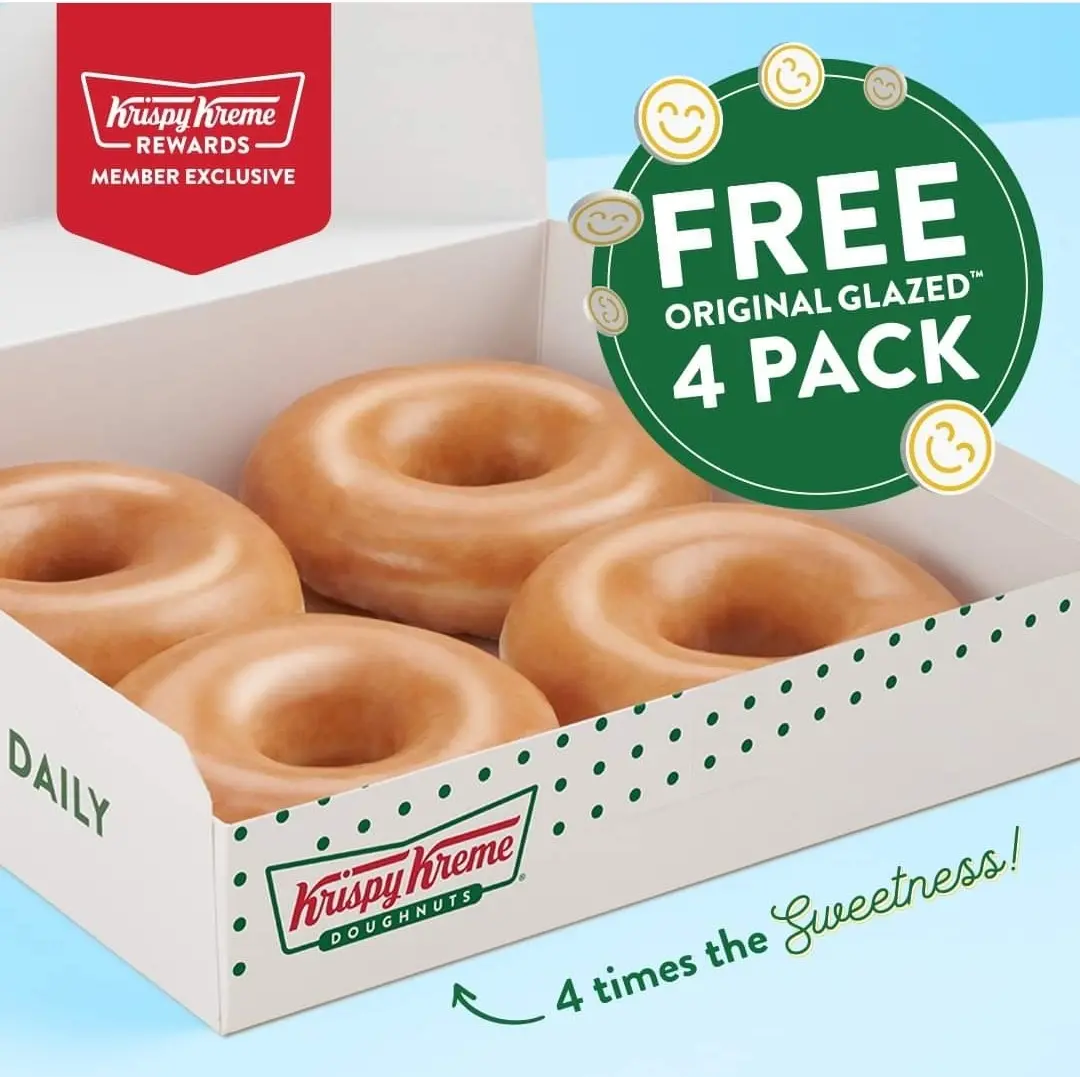 Free x pack Krispy Kreme OG doughnuts