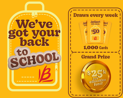 Bauducco Back to School Sweepstakes (, Winners!)