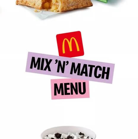 Mcdonalds 3 for 3 mix and match 4WKUyJ