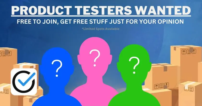 Product Testers Needed! Get FREE products shipped to your home for FREE!