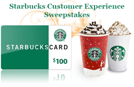 Starbucks Customer Experience Sweepstakes (, Winners!)