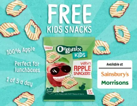 Free Organix kids snack [cashback]