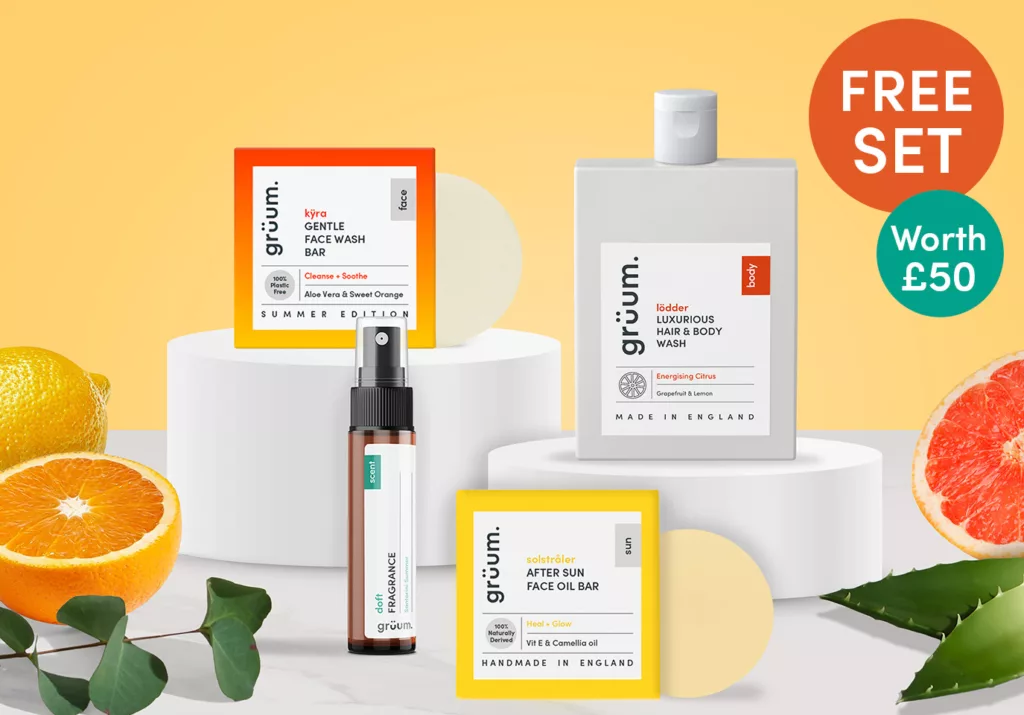 Free Gruum Luxury Summer Bundle (worth £) [£ postage]