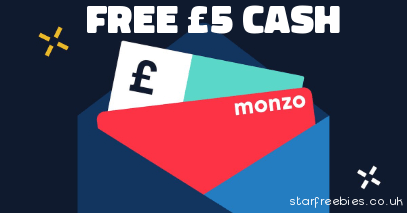 Free £ with any spend [Monzo – new users]