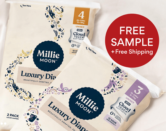 FREE Millie Moon Luxury Diapers Sample