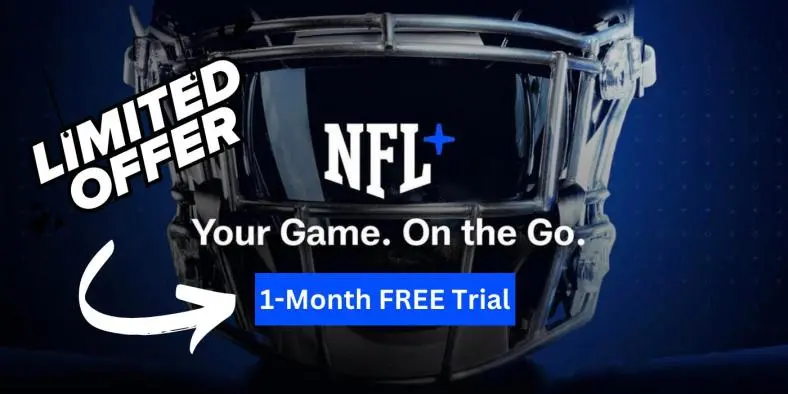 Free NFL+ One Month Streaming Subscription