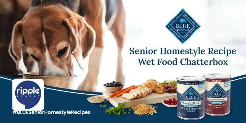 Free BLUE Senior Homestyle Recipes Wet Dog Food