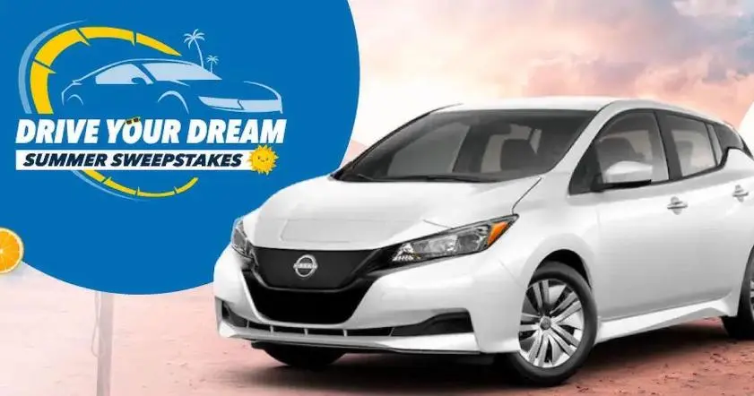 Enter the Shop LC Drive Your Dream Sweepstakes for a Chance to Win a Nissan Leaf!