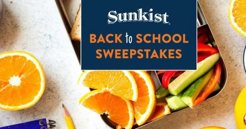 Win a Back To School Prize Pack from Sunkist!