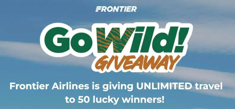 Win UNLIMITED FREE FLYING for a year from Frontier Airlines