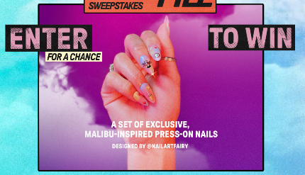 Enter the COMPLEX x MALIBU Sweepstakes – Win an Exclusive Press On Nail Kit!