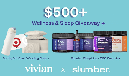 Vivian’s FREE Slumber Bundle Giveaway and FREE Samples for Healthcare Professionals