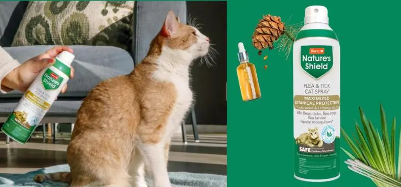 Free Hartz Nature’s Shield Flea & Tick Cat Spray! (Apply to Try)