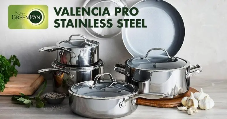 Win a Valencia Pro Stainless Steel pc Cookware Set