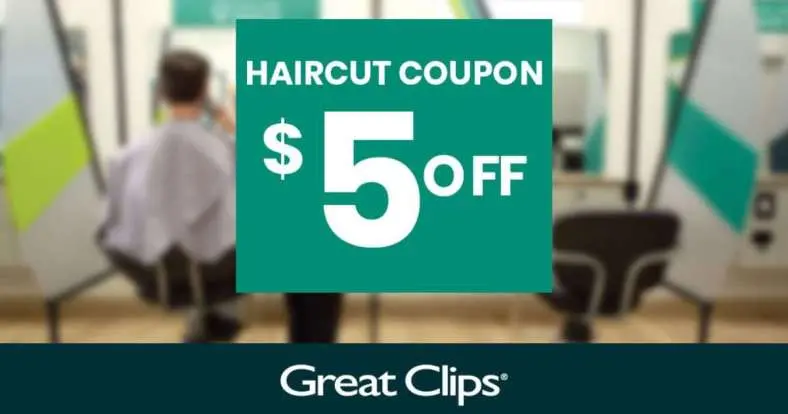 New FREE $ Off Great Clips Haircut Coupon