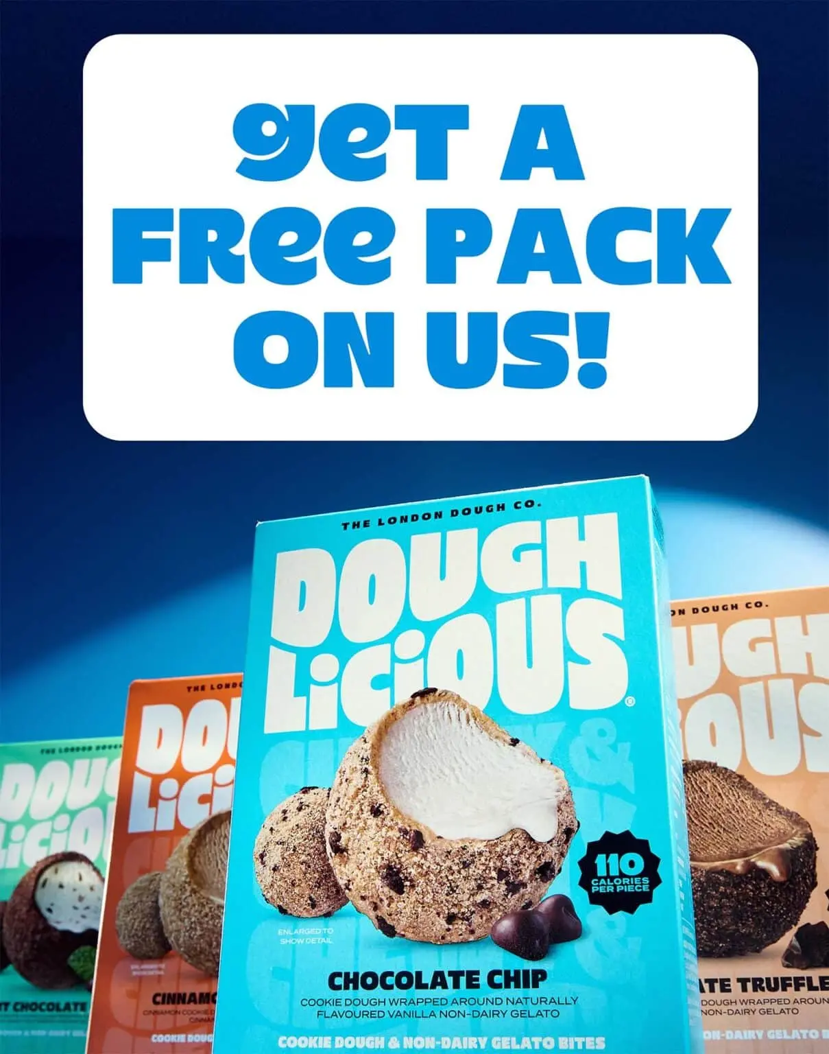 Free pack of Doughlicious [cashback]