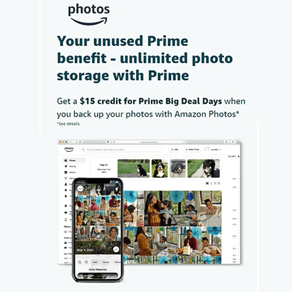 FREE $ Amazon Credit with First Amazon Photo Upload