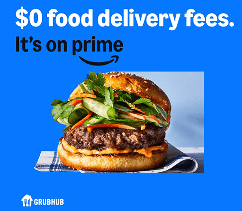 FREE Grubhub+ Membership Now a Permanent Prime Member Perk – Get $ off a $+