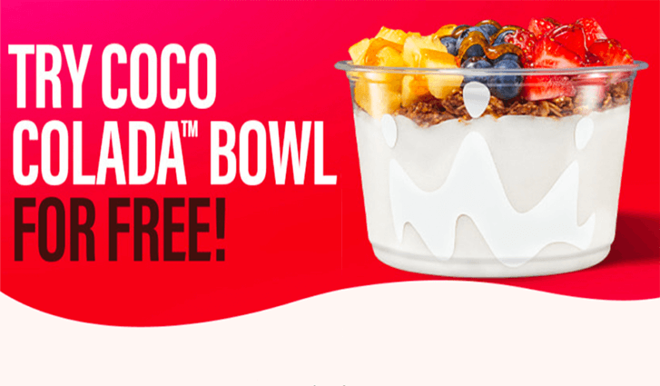 FREE oz Coco Colada Smoothie Bowl Sample at Smoothie King – No Purchase Required