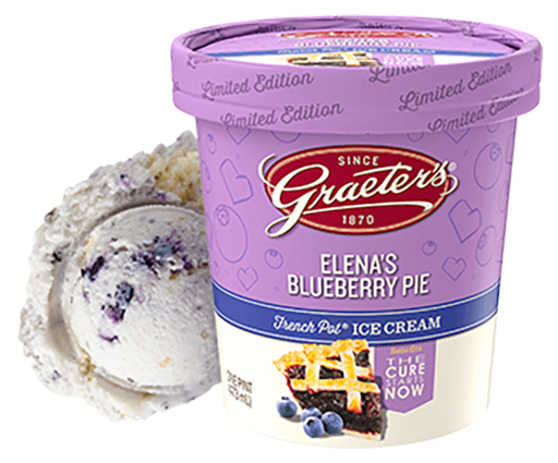 FREE Single Dip Sugar Cone of Elena’s Blueberry Pie Ice Cream at at Graeter’s