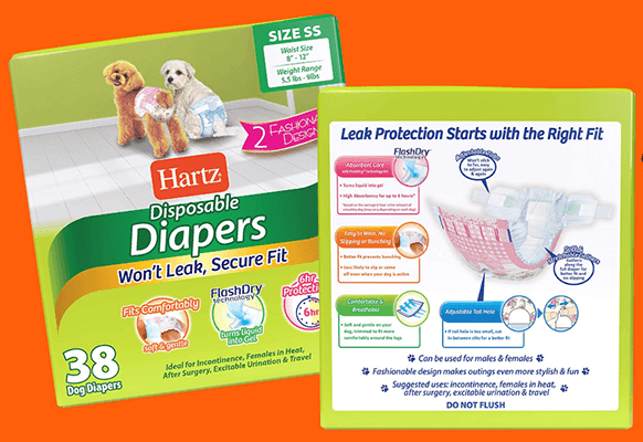 Possible FREE Hartz Disposable Dog Diapers and Male Dog Wraps