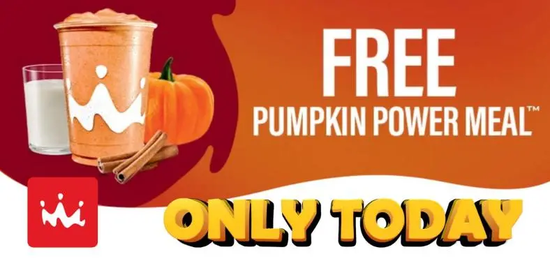 FREE oz Power Meal Pumpkin Smoothie at Smoothie King – Today Only!