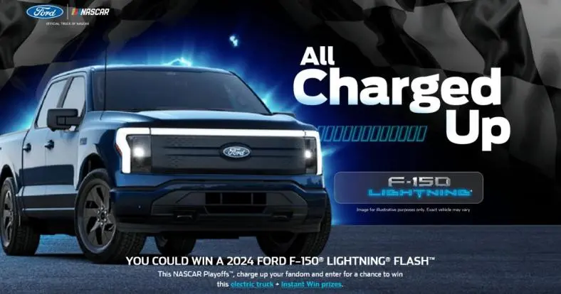 Enter to Win a Ford F Lightning & NASCAR Instant Win Prizes!