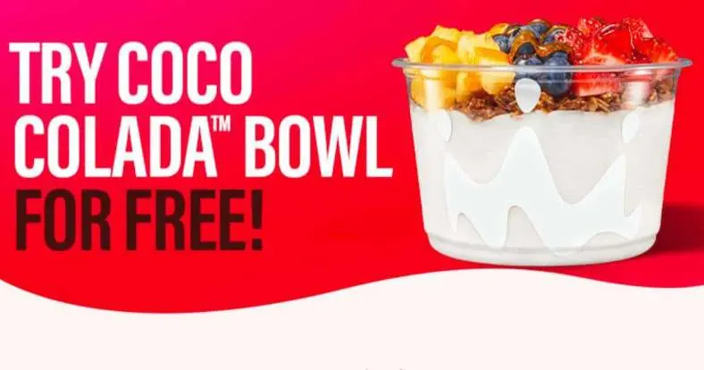 Free oz Coco Colada Smoothie Bowl at Smoothie King – Today Only!