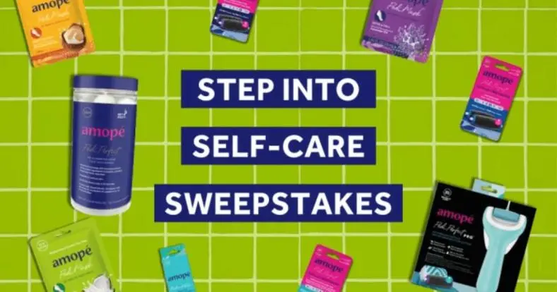 Amopé Step Into Self Care Giveaway – Win a Luxurious Foot Care Prize Pack!