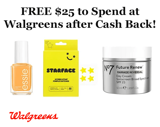 FREE $ to Spend at Walgreens after Cash Back