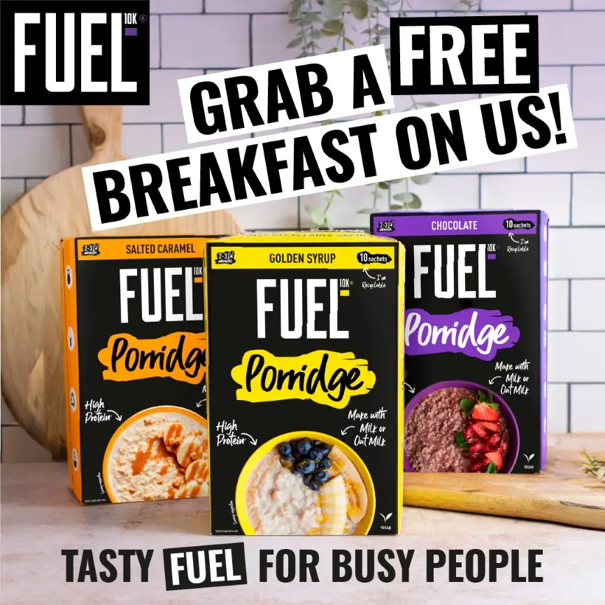 Free Fuel10K porridge [cashback]