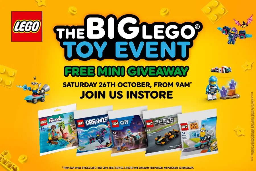 Free LEGO mini giveaway [Smyths – 26 Oct]