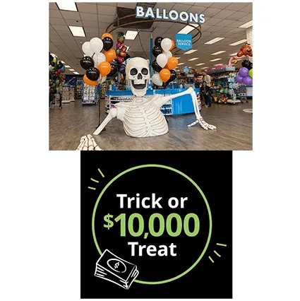 Party City Trick or $10,000 Treat Sweepstakes and Fangtastic Event on October 19th