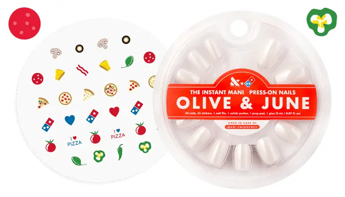 FREE Pizza Mani Set from Olive and June (First 3,500)