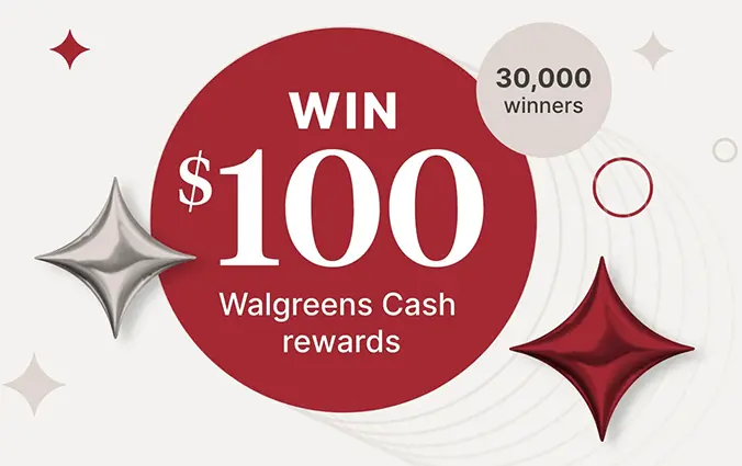 Walgreens October Thanks a Million$ Sweepstakes (30,000 Winners)