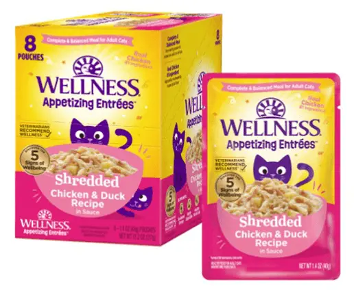 FREE Wellness Appetizing Entrees Cat Food Sample