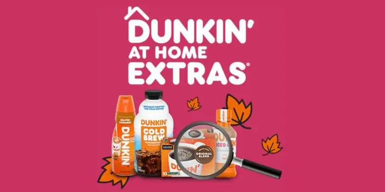 Enter the Dunkin’ At Home Extras Harvest Hunt Instant Win Game – Over 85,000 Prizes Available!