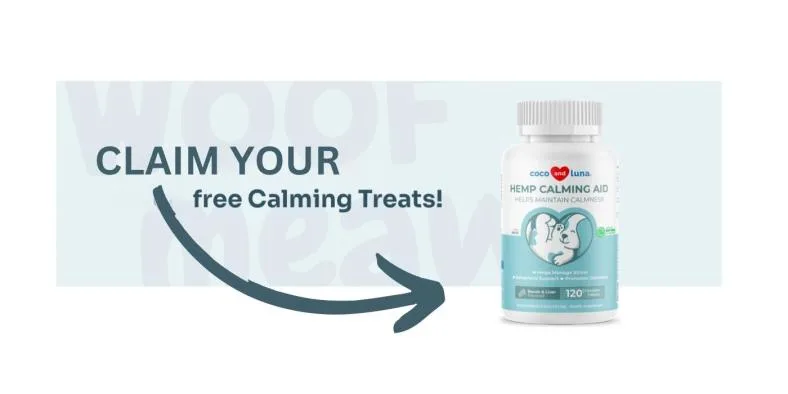 FREE Dog Calming Treats + FREE Shipping from Cocoa and Luna!