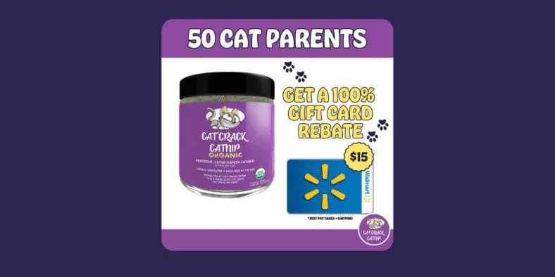 FREE “Cat Crack” Organic Catnip at Walmart (First 50 People)