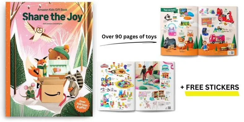 FREE Amazon Holiday Kids Gift Book with Stickers – LIMITED TIME OFFER