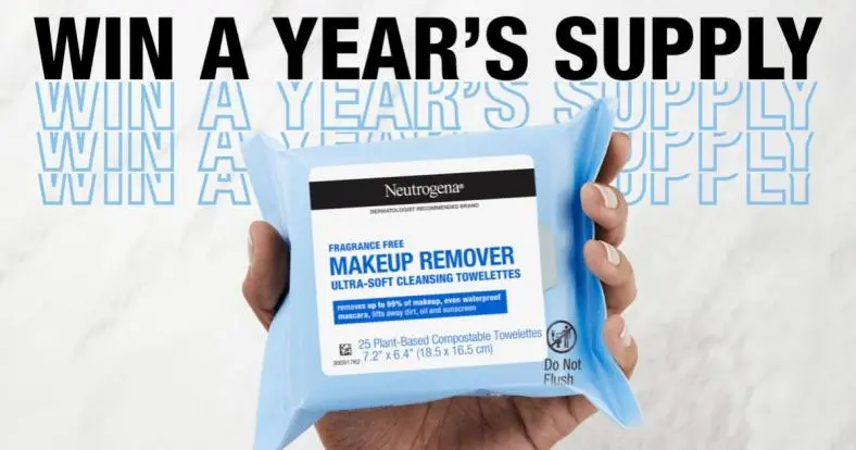 Enter the Neutrogena Annual Supply of Wipes Sweepstakes