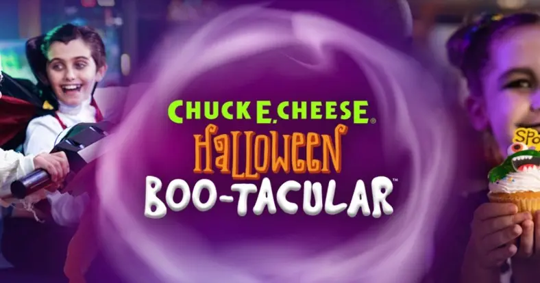 Chuck E. Cheese Boo-Tacular: 500 Free E-Tickets & Free Candy All Month Long!