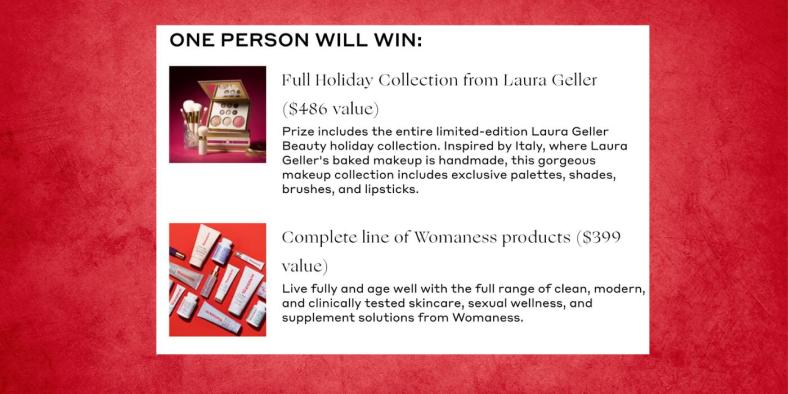 Womaness & Laura Geller Sweepstakes