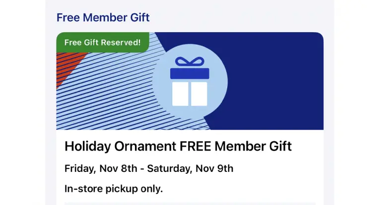 Free Member Gift at Lowe’s – Get a Free Holiday Ornament on November 8th-9th!