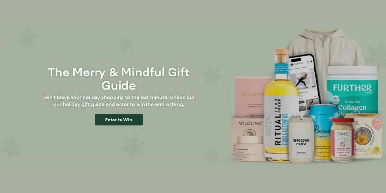 YogaWorks Merry & Mindful Sweepstakes