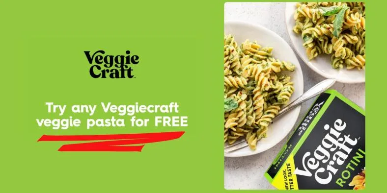 Try Any Veggiecraft Veggie Pasta for FREE – Asile Reimbursement Offer!