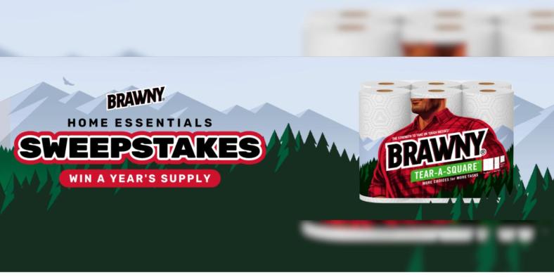 Win a Year’s Supply of Brawny Paper Towels